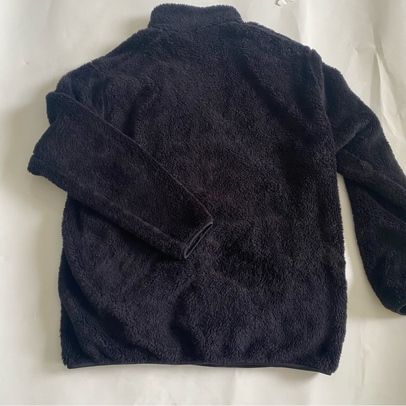 Black Uniqlo Sherpa Zip Up Jacket Perfect for the colder months. SizeExtra Large - Picture 3 of 7